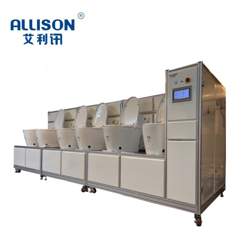 標(biāo)準(zhǔn)號智能馬桶整機 泥水 配比水 恒溫水 沖刷性能耐久性測試臺